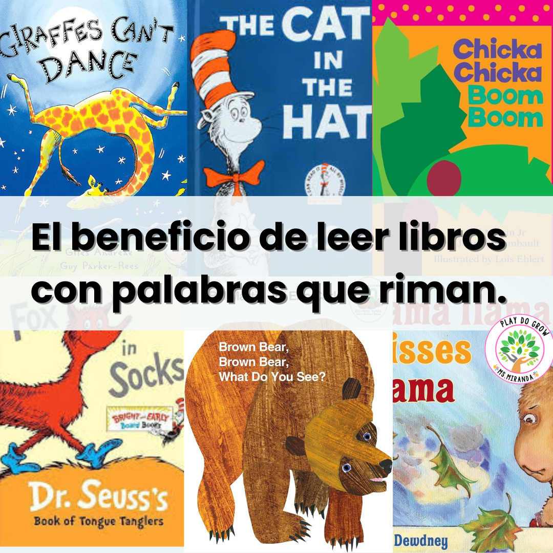 El beneficio de leer libros con palabras que riman.