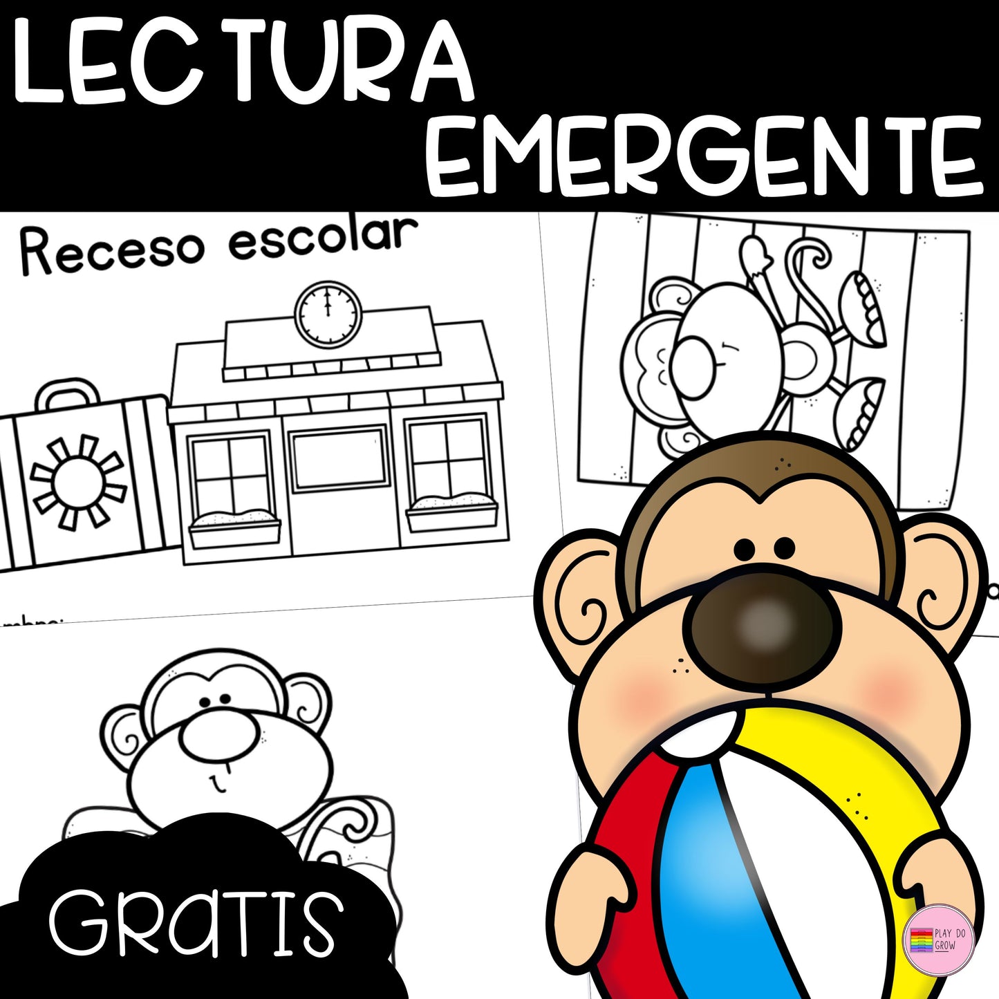 GRATIS Receso Escolar Libro de lectura emergente. Preescolar y Primaria