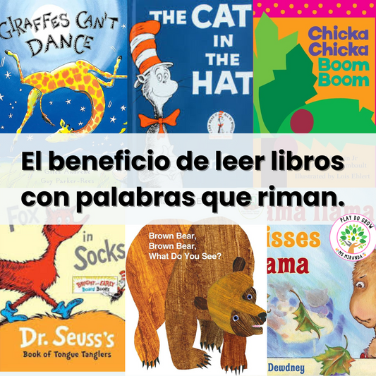 El beneficio de leer libros con palabras que riman.