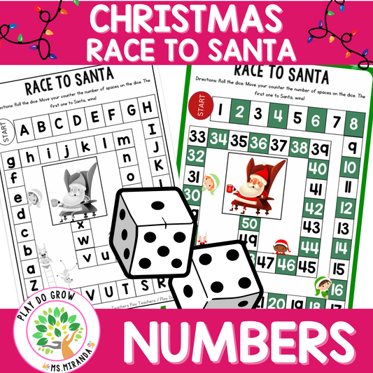 Race to Santa | Christmas Math Game