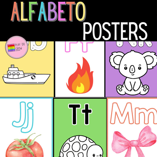 Posters de Alfabeto. 4 Diferentes Versiones | Ambienta tu aula