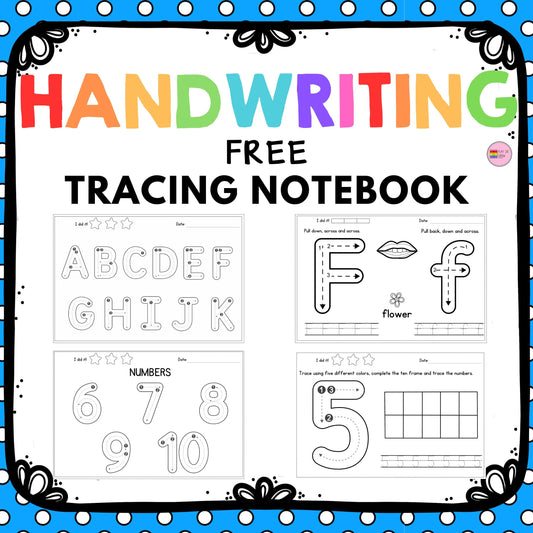 FREE Writing Practice -Alphabet Worksheets, Number Tracing & More | K&Elementary