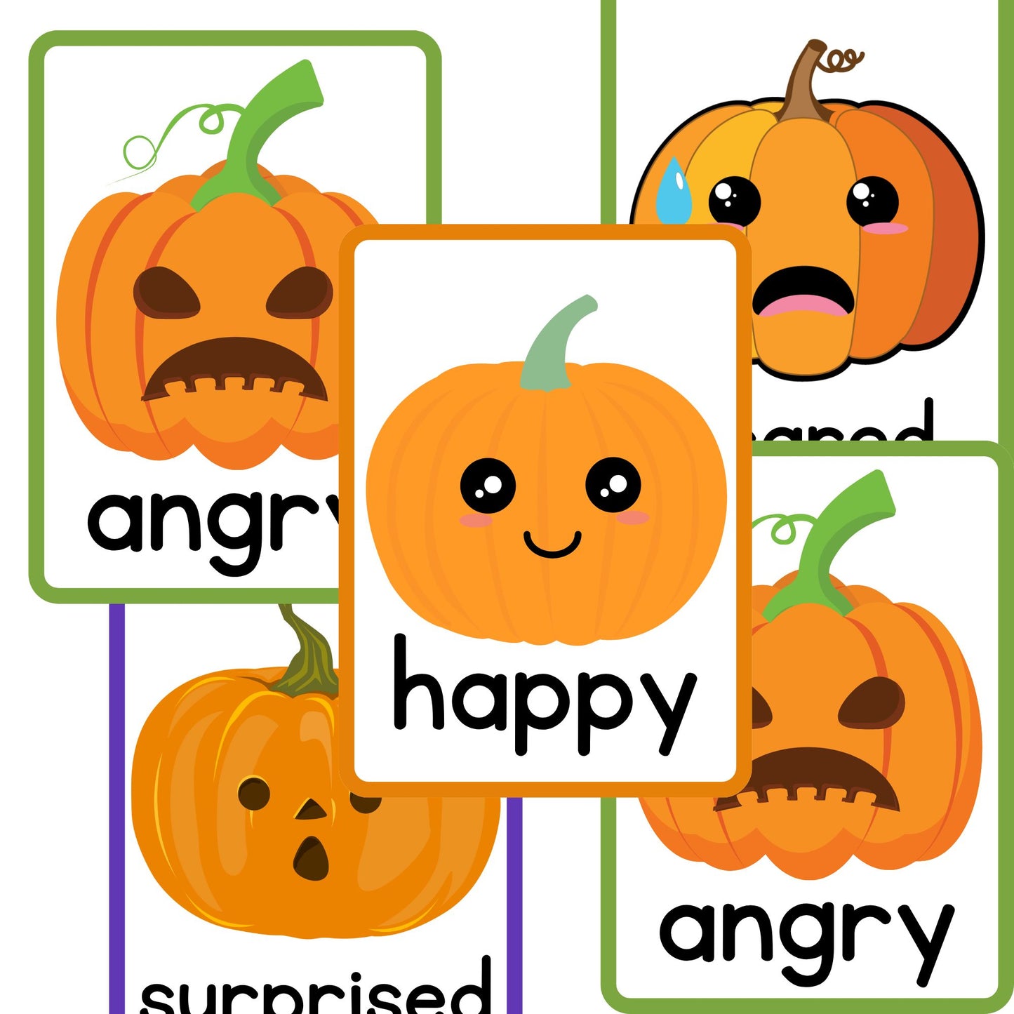 FREE Halloween Pumpkin Memory Game | SEL Resource