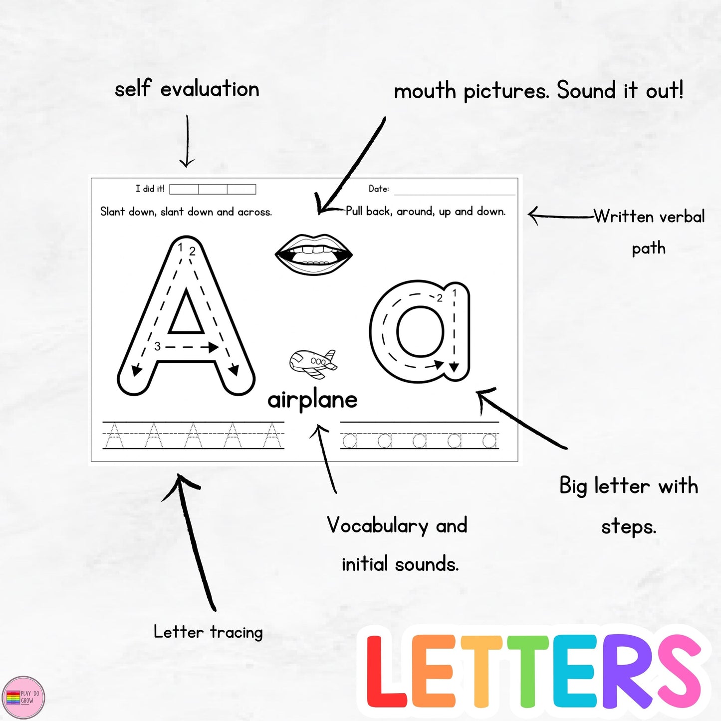 FREE Writing Practice -Alphabet Worksheets, Number Tracing & More | K&Elementary