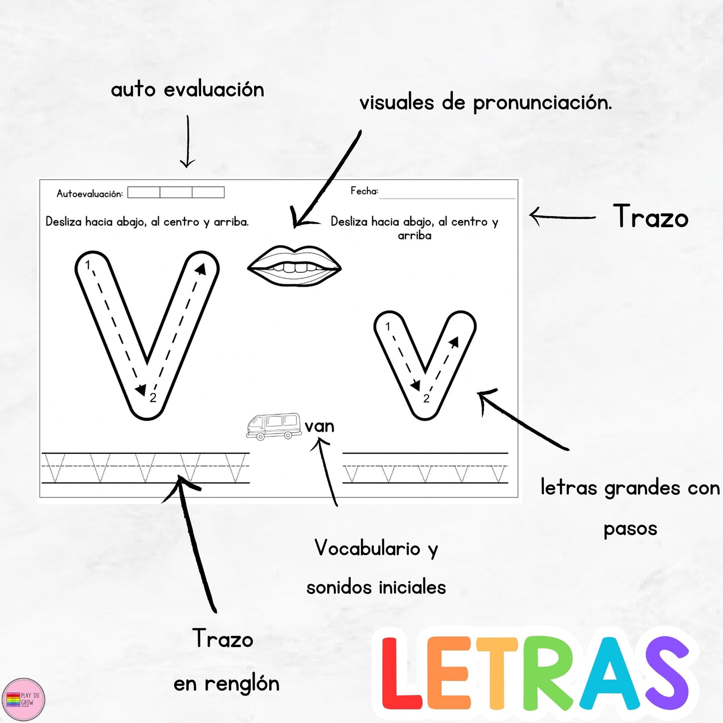 GRATIS Cuaderno de Trazo | Letras y Números. Preescolar y Primaria