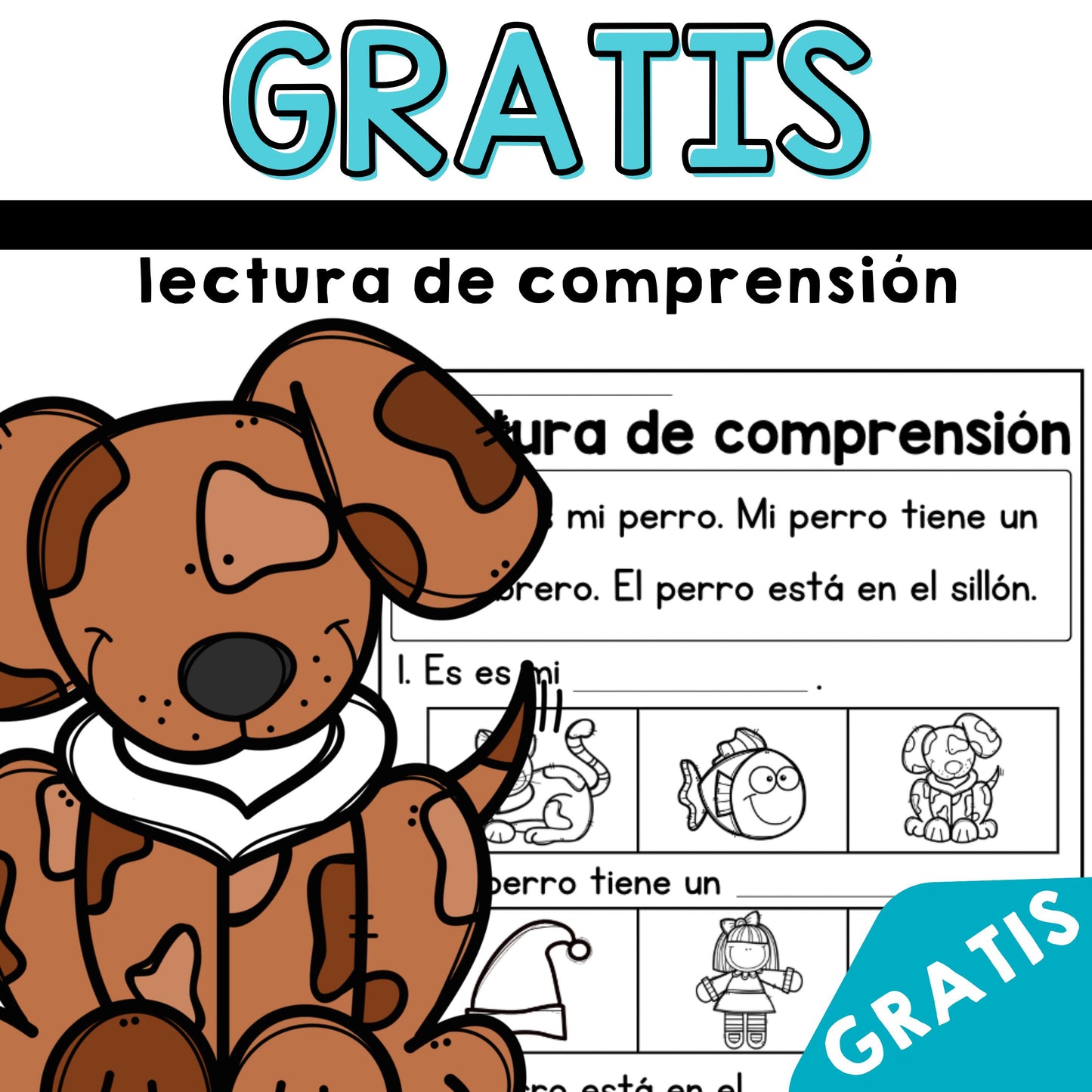 GRATIS Ejercicio de lectura de comprensión. Preescolar y Primaria