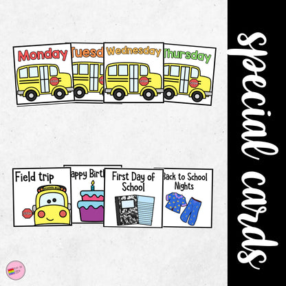 August Calendar Set Pocket Chart Cards | PreK, Kindergarten & Elementary