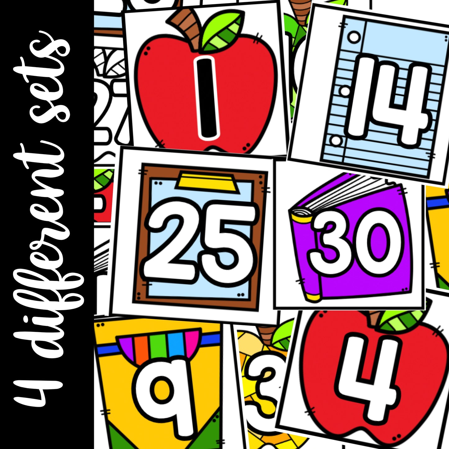 August Calendar Set Pocket Chart Cards | PreK, Kindergarten & Elementary