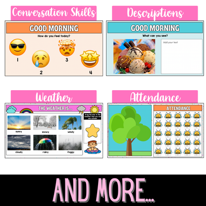 FREE August Slides Class Meeting Google Slide | PreK, Kindergarten & Elementary