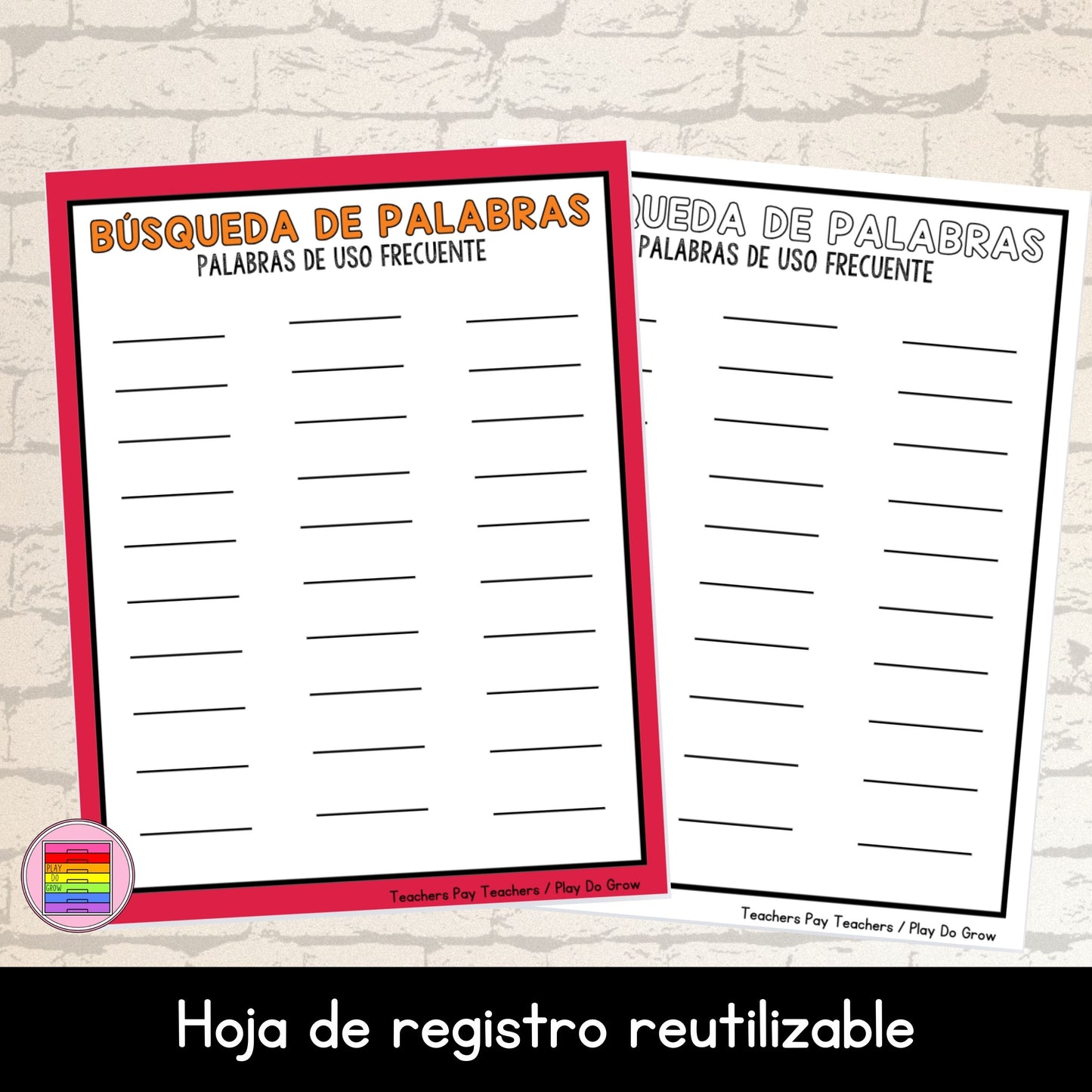 Búsqueda de palabras en el aula | Preescolar y Primaria