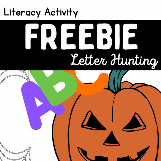 FREEBIE Halloween Letter Hunt