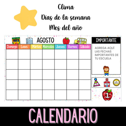 GRATIS Agosto Diapositivas Regreso a Clases | Preescolar y Primaria