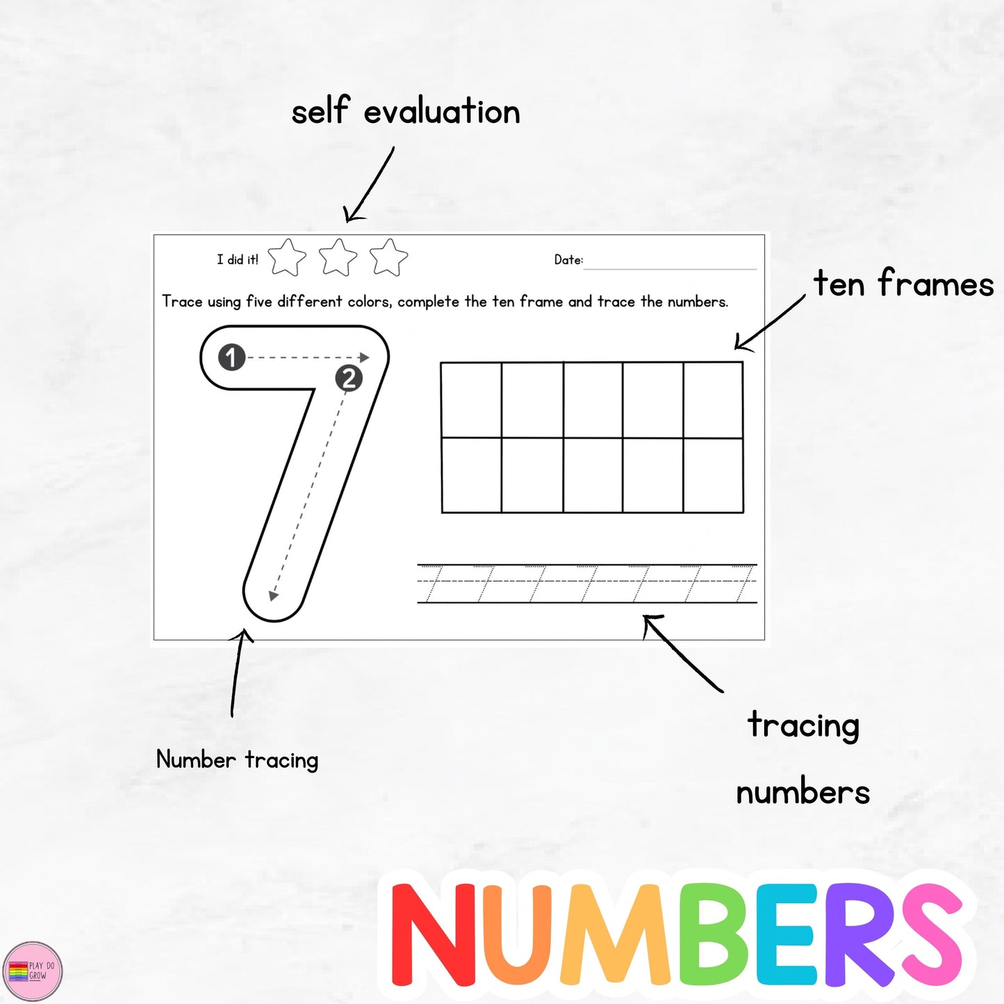 FREE Writing Practice -Alphabet Worksheets, Number Tracing & More | K&Elementary