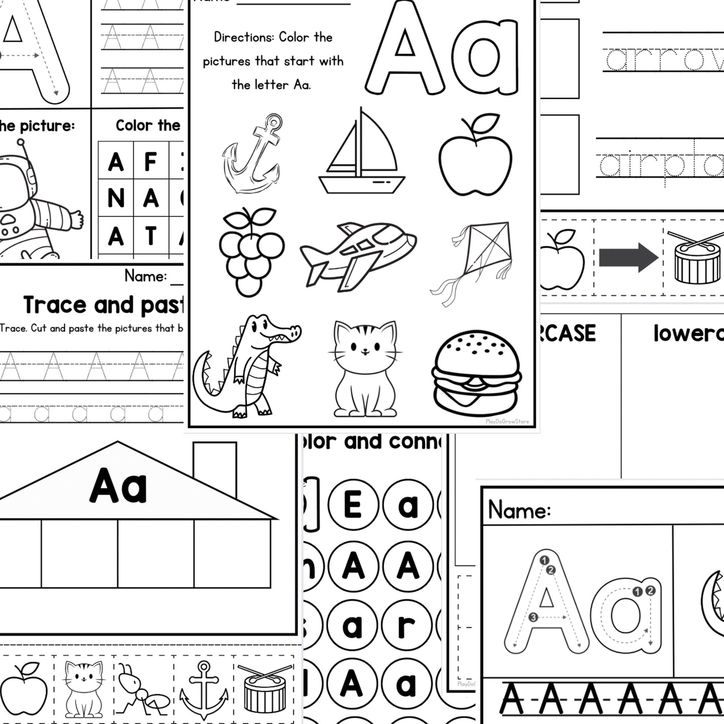 Letter Of The Week. Letter A | Free Handwriting Resource - PreK & Kindergarten