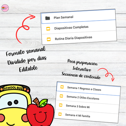 Agosto Google Diapositivas Interactivas.Calendario y actividades | Preescolar y Primaria