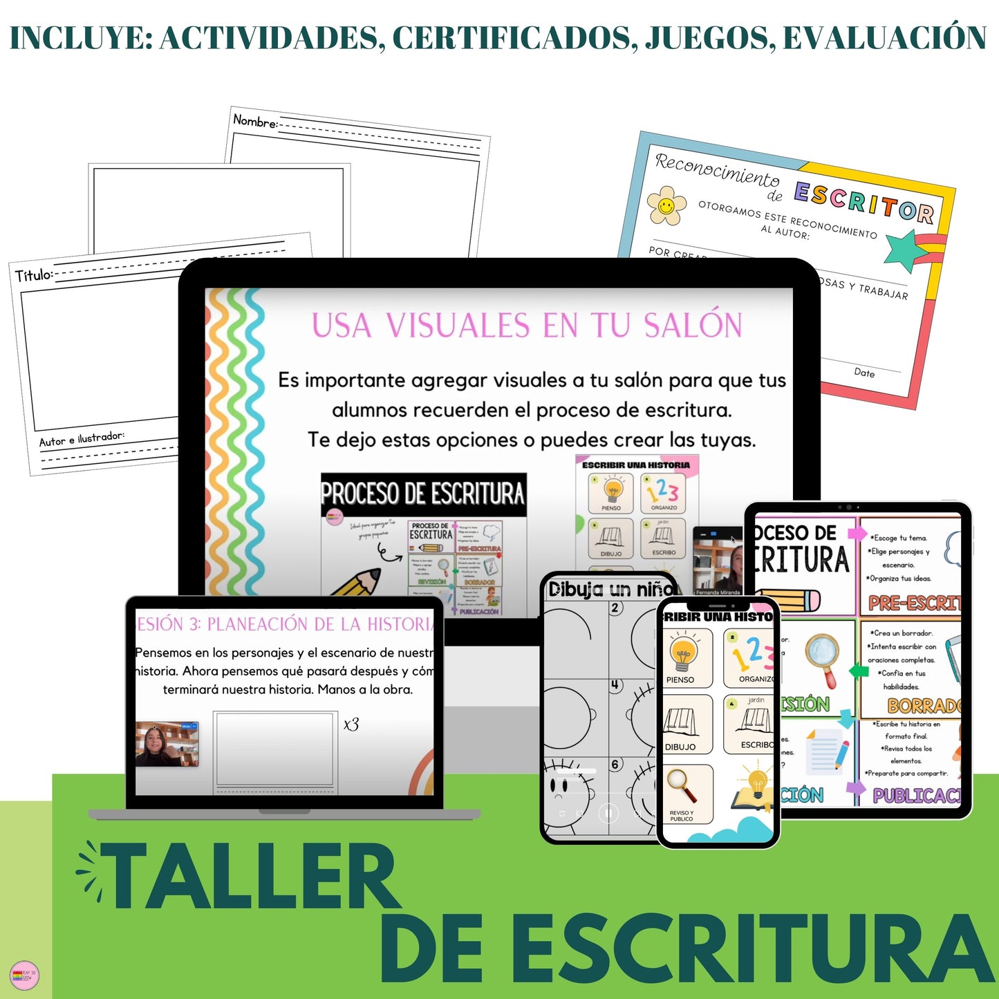 Taller de Escritura Creativa Primeros Años | Preescolar y Primaria.