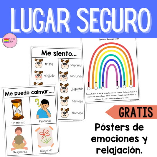 GRATIS Lugar Seguro Pósters | Aprendizaje Socio Emocional