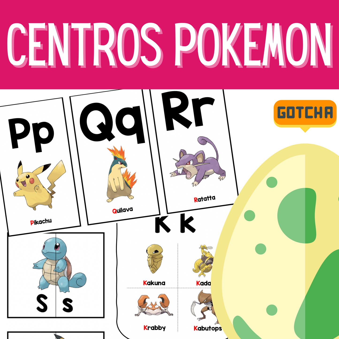 Centros Matemáticas y Literatura | Inspirados en Pokémon