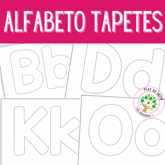 Alphabet - Silhouettes for activities/decoration