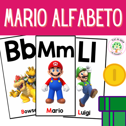 Alfabeto Visual | Inspirado Mario