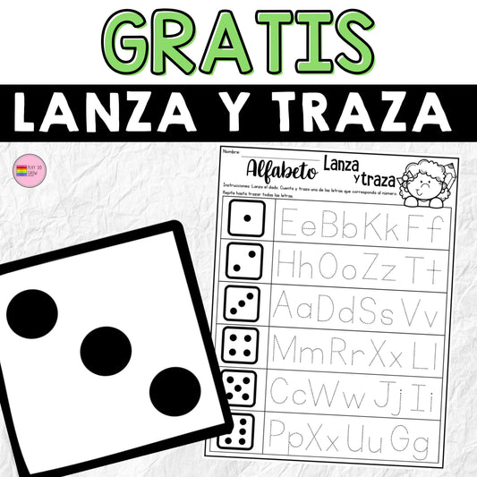 GRATIS Alfabeto Lanza y Traza | Preescolar y Primaria