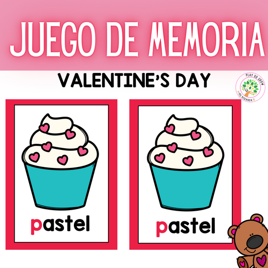 GRATIS Juego de Memoria Valentines Day!