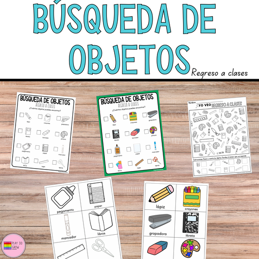 Búsqueda de objetos. Regreso a clases