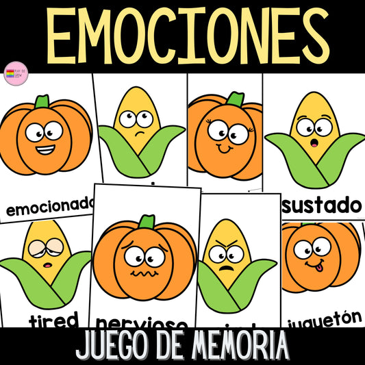 GRATIS Juego de Memoria Otoño | Ed. Socioemocional