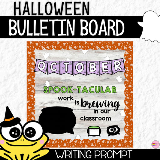 Witch Hallooween Spooktacular Work Bulletin Board Decor. Writing Prompt