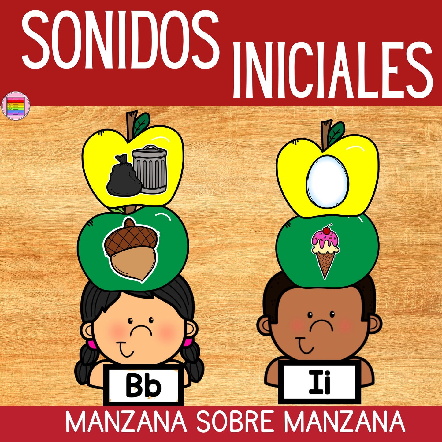 Manzanas Sobre Manzana Sonidos Iniciales Literatura | Preescolar y Primaria